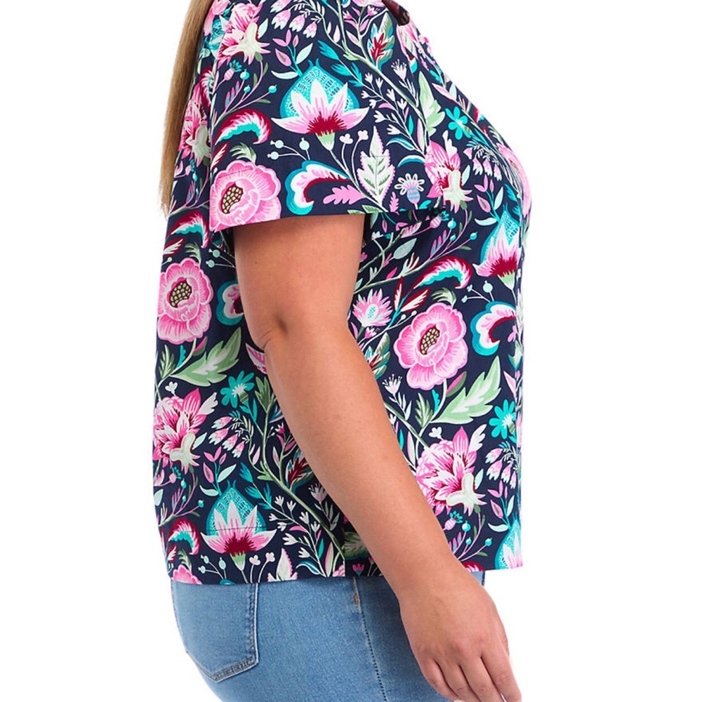 NWT - Crown & Ivy floral top - size 2X - Picture 6 of 11